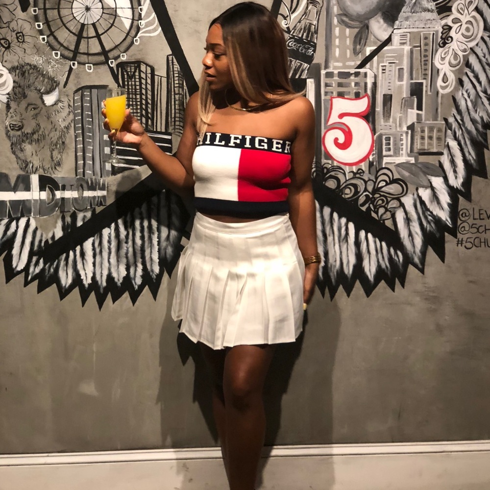 Tommy Hilfiger knit tube top